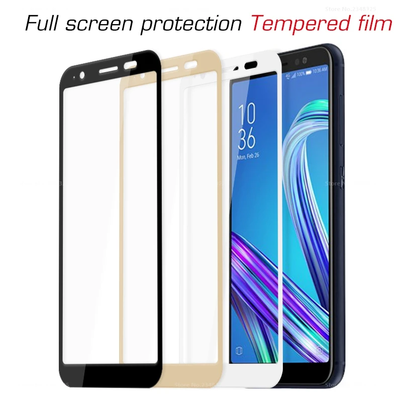Закаленное стекло с полным покрытием для ASUS Zenfone Max pro m1 ZB602KL M1 ZB555KL ZB 602KL HD защита