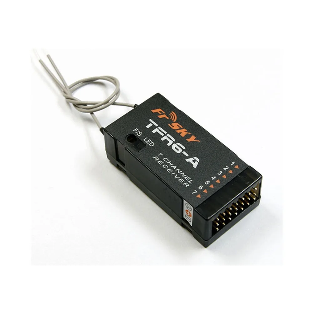 Ресивер FrSky TFR6/TFR6-A 7 каналов 2 4G совместимый с Futaba FASST TF | Игрушки и хобби