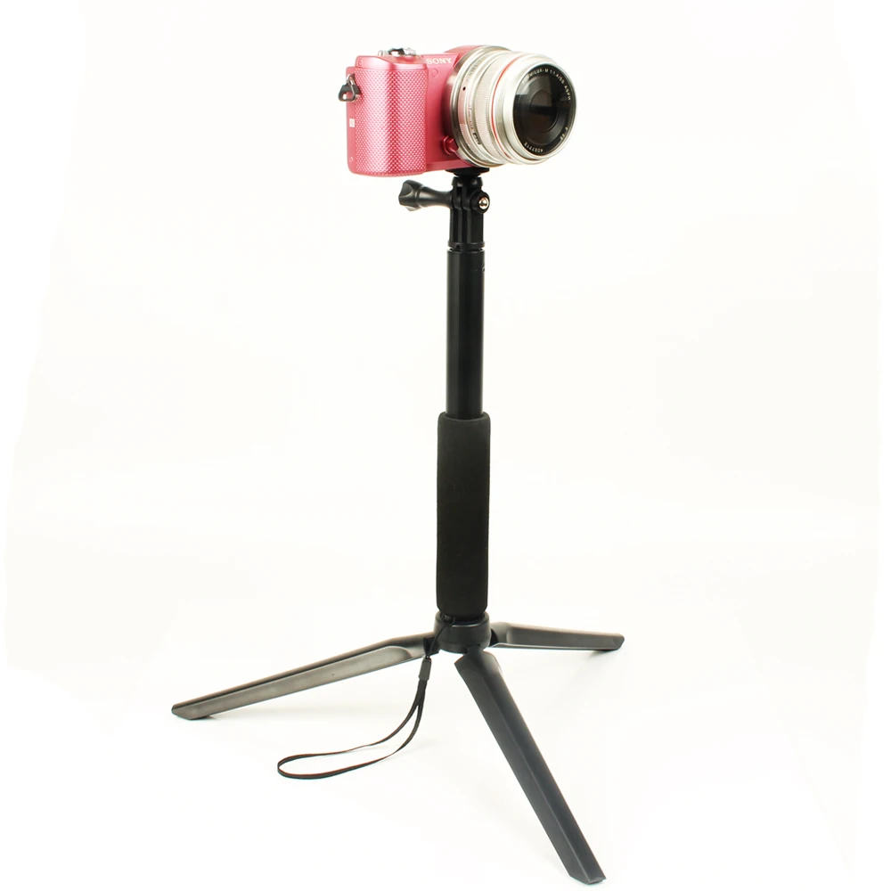 Luxury Extendable Selfie Stick Monopod Tripod for Sony X3000 AS300 AS200 AS50 RX0 AZ1 AS30 AS15 Folding Self Selfies Stand | Электроника