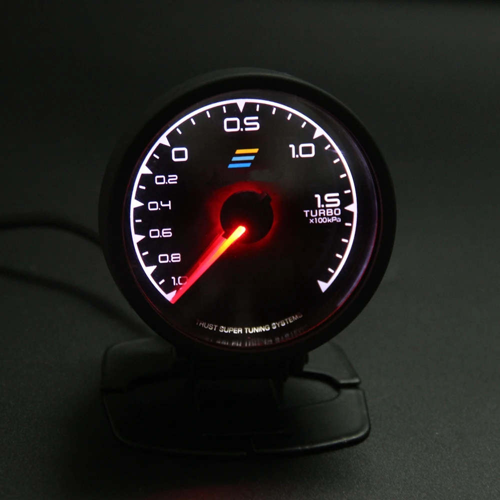 7 Цветов-в-Одном: Мульти D/Калибровочных 60 мм ЖК-Дисплей Turbo Boost Метр Давления с