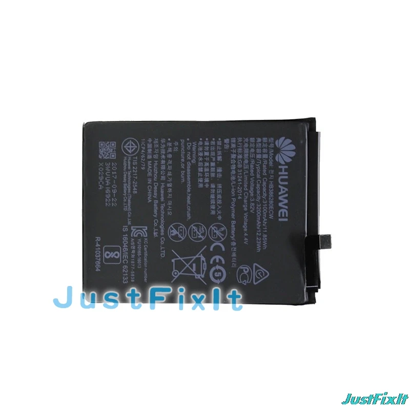 HB386280ECW Hua Wei сменная батарея для телефона 3100 мАч huawei honor 9 Ascend P10 высококачественные