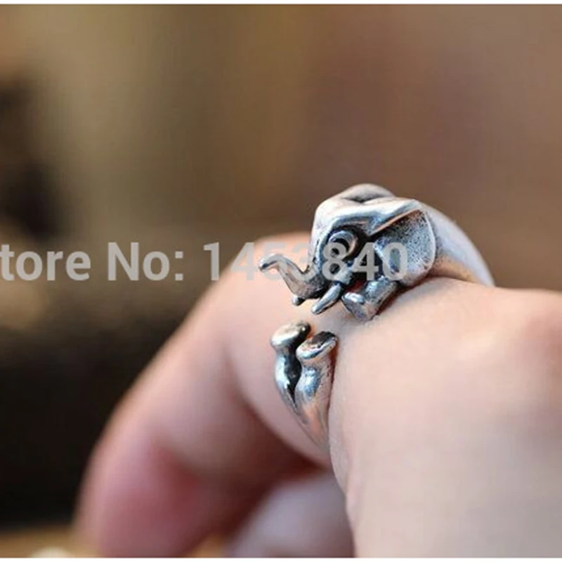 Оптовая продажа кольцо на удачу со слоном 12 шт./лот|ring peridot|ring sling ringsring dollar |