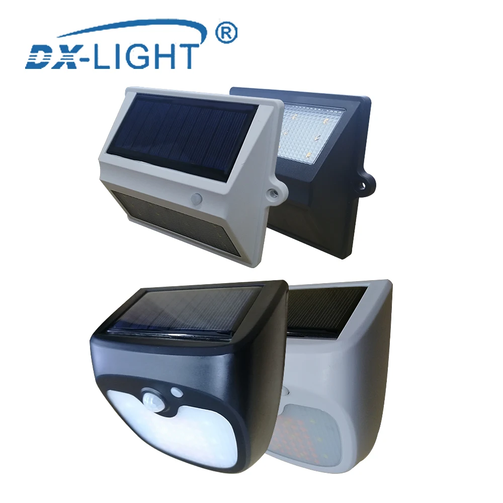 Открытый светодиодный настенный светильник на солнечной батарее движения PIR