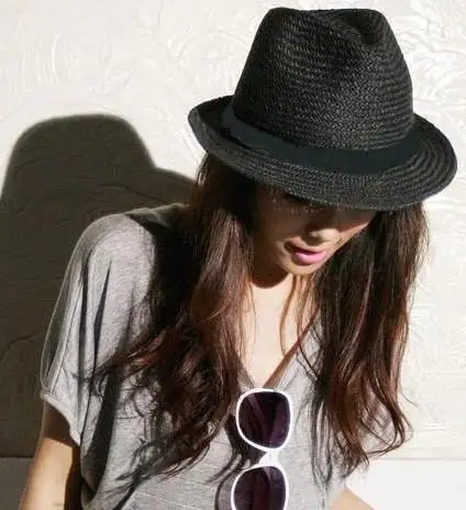 Шляпа для вечеринки в честь Дня Рождения танцевальная джазовая шляпа соломенная