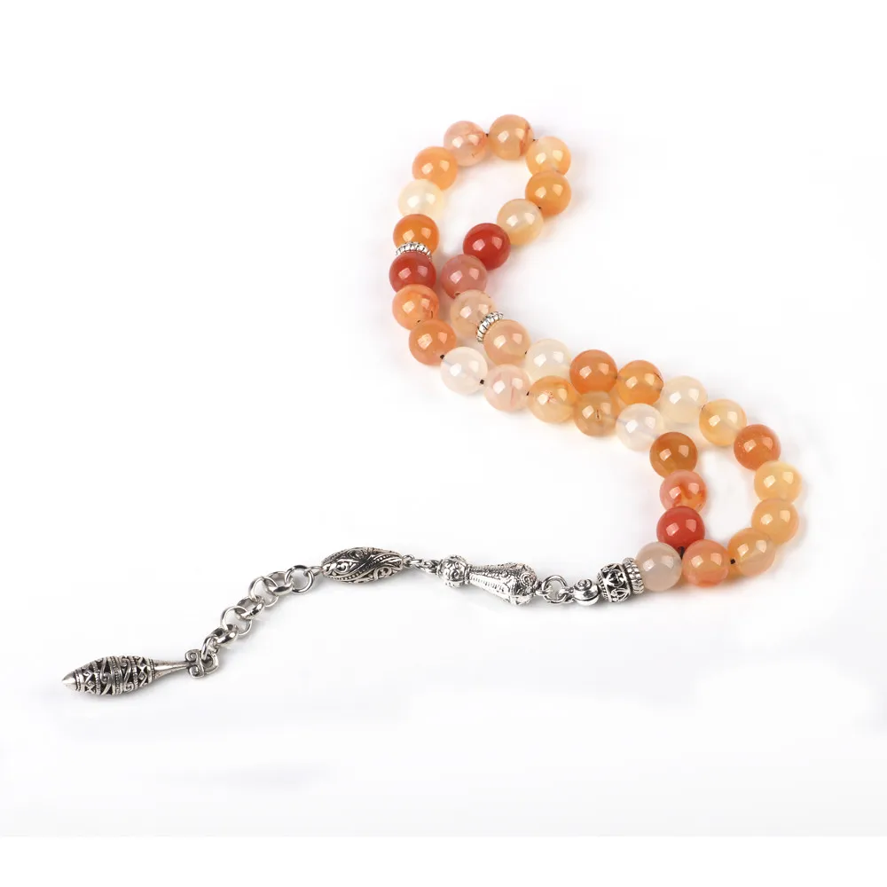 Магазин Tasbih 10 мм агатовый камень Бог мумед кристалл masbaha исламские молитвенные