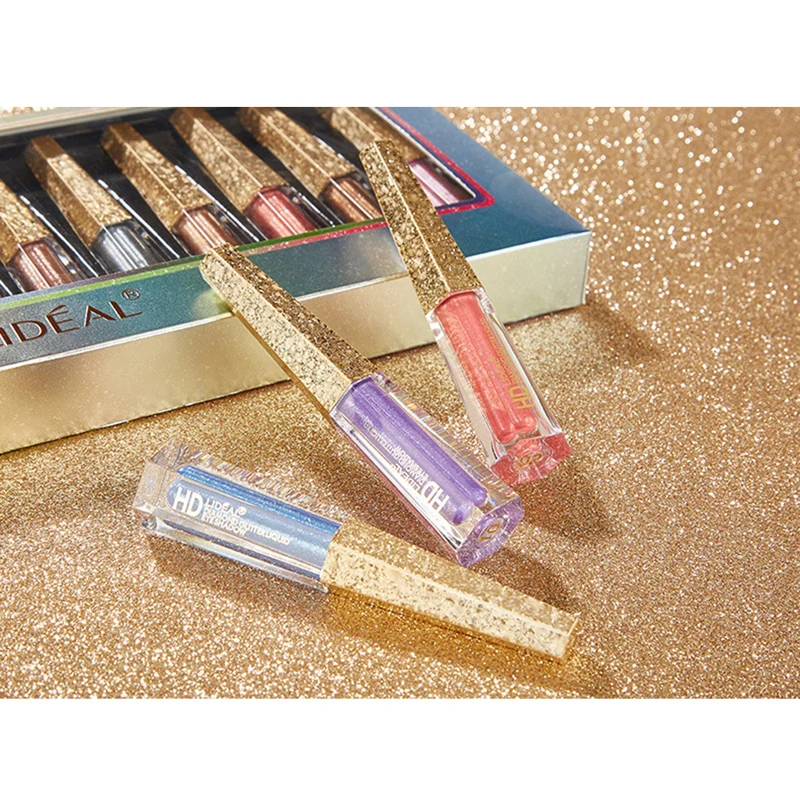 6 Colors Long-lasting Liquid Eyeshadow Waterproof Makeup Cosmetic Metalic Women Beauty Glitter Pigments Gel Eye Shadow Cream |