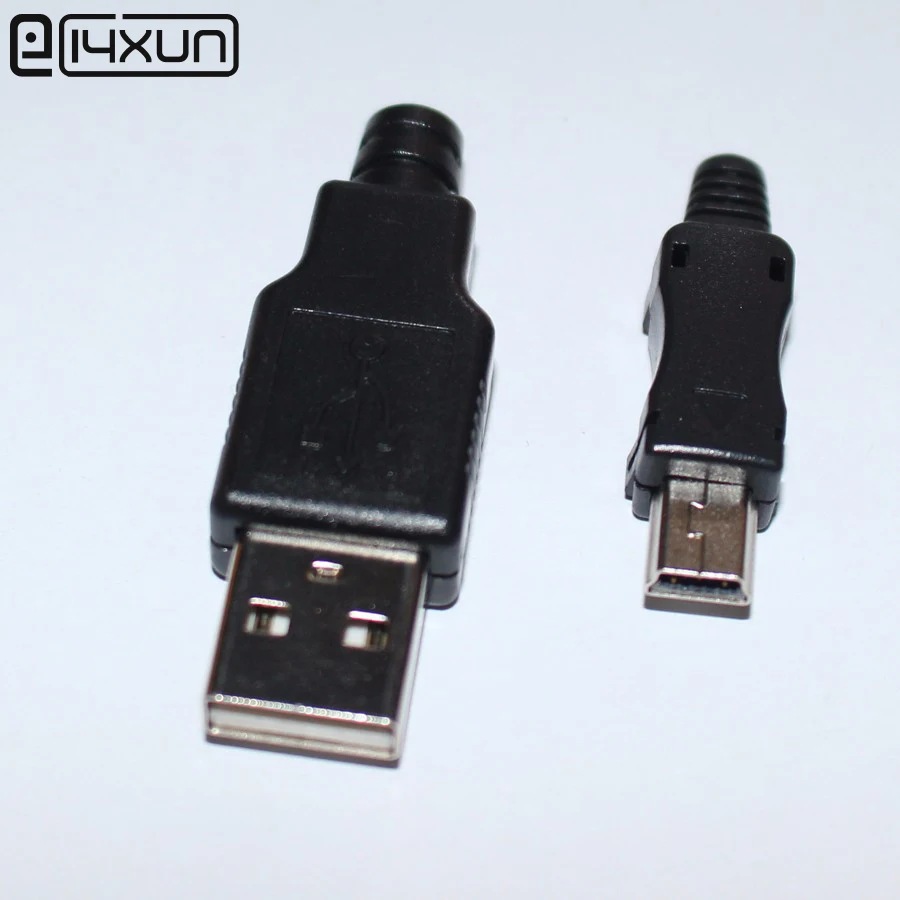10 комплектов мини USB 5PIN сварочный Тип штекерные разъемы зарядное устройство 5P