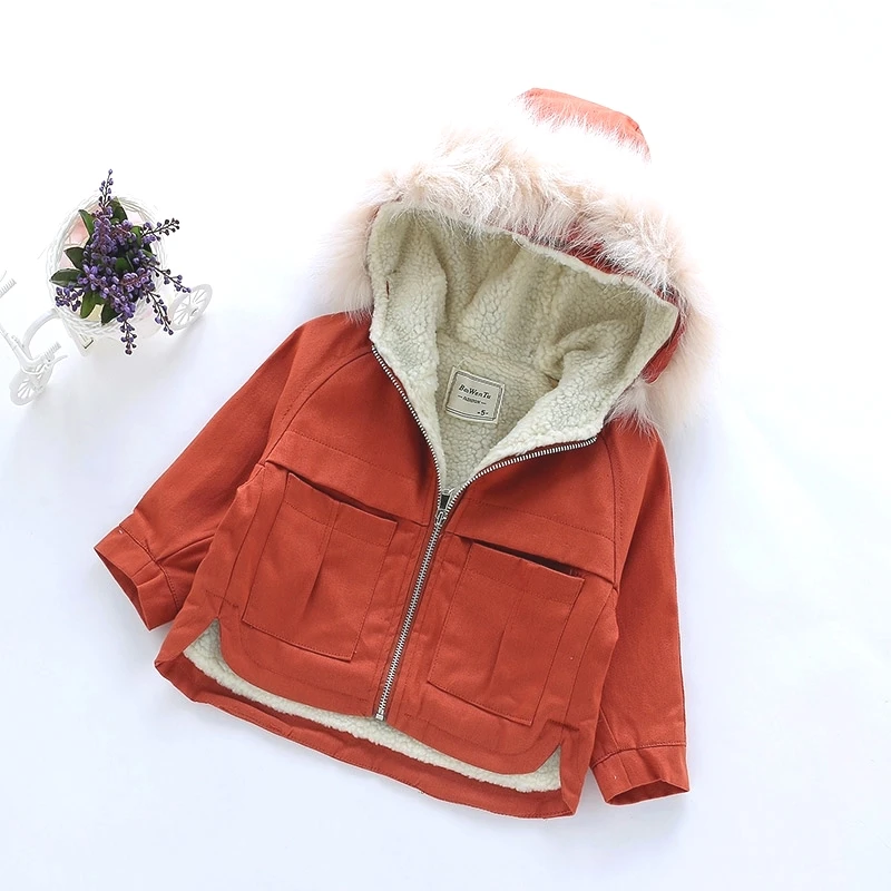 Hot sell 1-7T girls coats and jackets 2018 autumn winter Korean hooded coat thick cotton warmer kids | Детская одежда и обувь