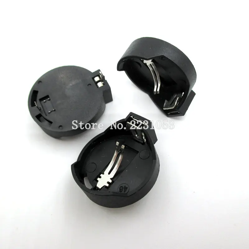 

20PCS/LOT CR2032 2032 Battery Button Cell Coin Holder Socket Case Black New BS-2-1