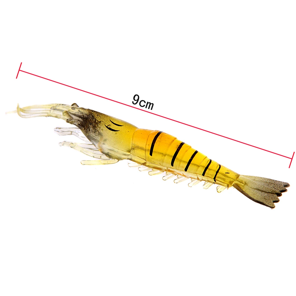 5 шт. мягкие рыболовные приманки 9 см 4 г|fishing tackle|shrimp soft lurefishing lure |