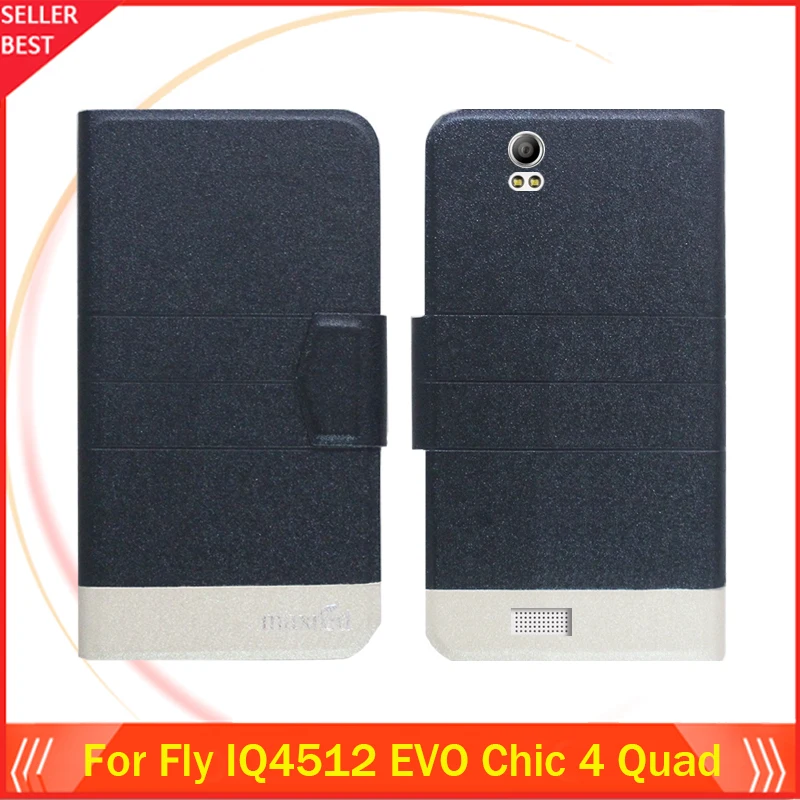 5 видов цветов жарко! Чехол для Телефона Fly IQ4512 EVO Chic 4 Quad кожаный чехол 2017 модные