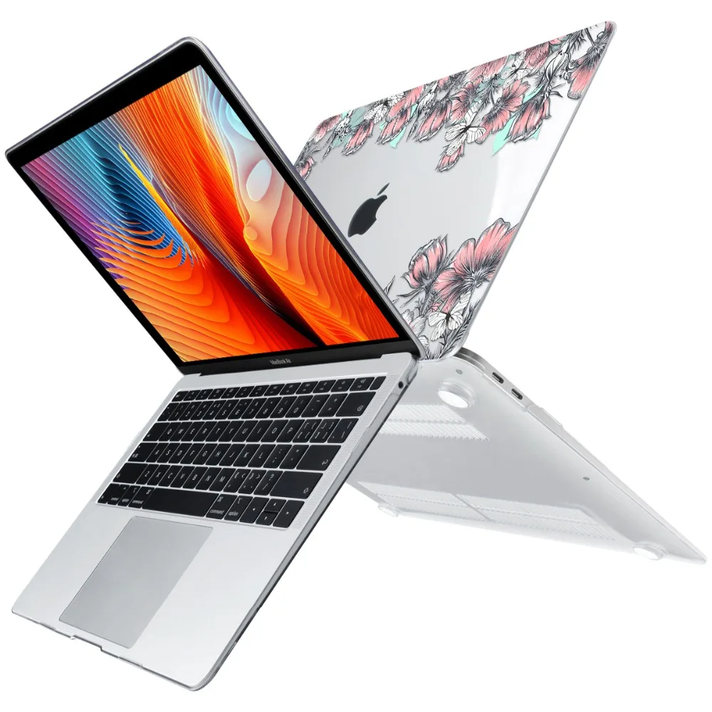 Чехол чехол для ноутбука MacBook Air 11 A1465/air 13 A1932 A1466 pro 13 retina 13 A1502 Mac book Pro 13 A2159 цветок чехол