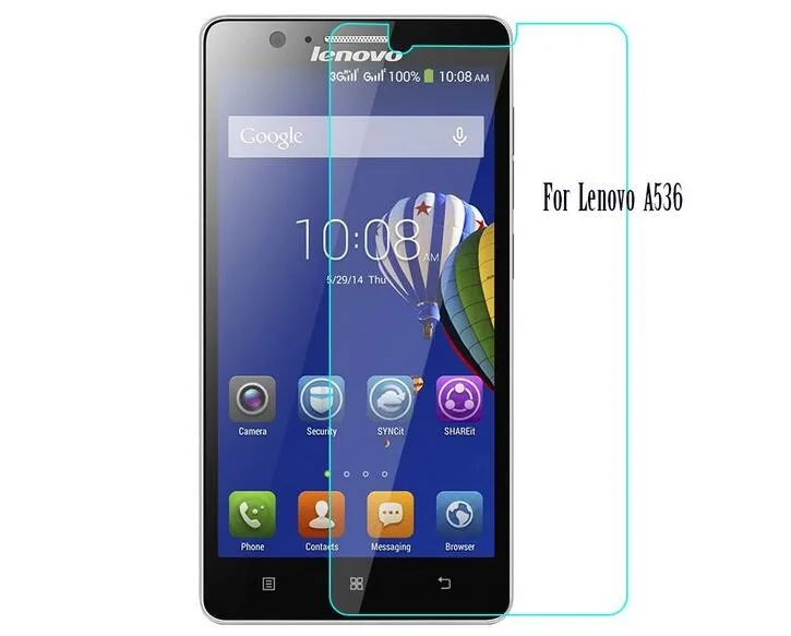 2 шт. 0 3 мм закаленное стекло для Lenovo A536 a 536 9H твердое 2.5D Arc Edge высокопрозрачное