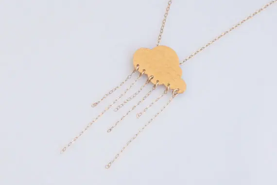 

Wholesale Rain Cloud Necklace , Wintry Jewelry , Cloud Pendant, Winter Lovers Gift 12pcs/lot