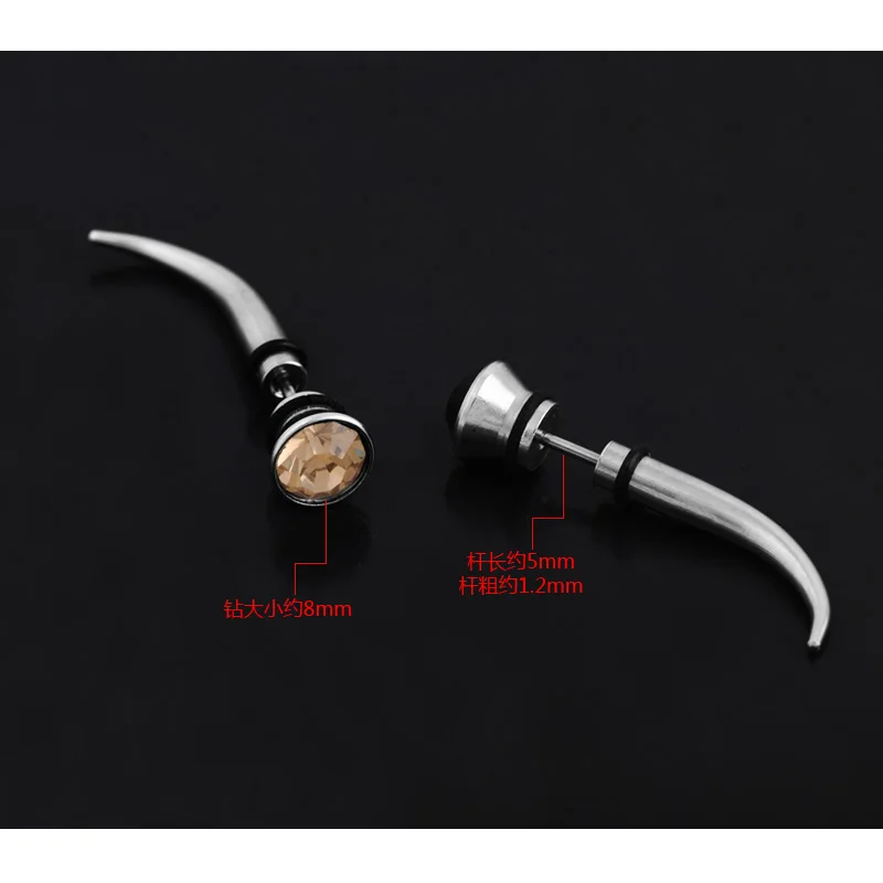 1 шт. панк элементы Для Пирсинга Ушей из нержавеющей стали конусные заклепки