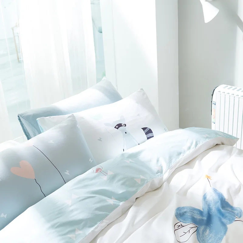 Детский комплект пододеяльника класса А из 100% хлопка Комплект постельного белья