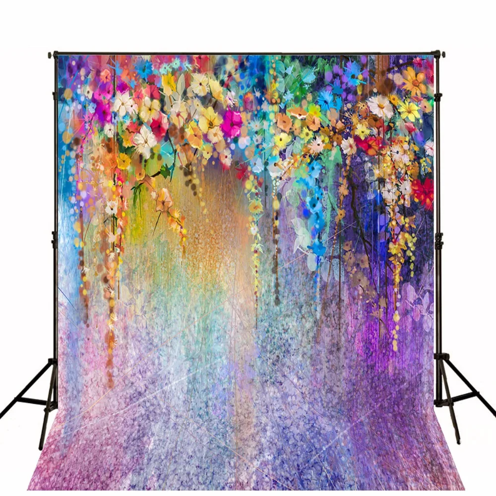 

200*300 см виниловые фоны для свадебной фотосъемки с большим деревом и цветами для фотостудии на заказ