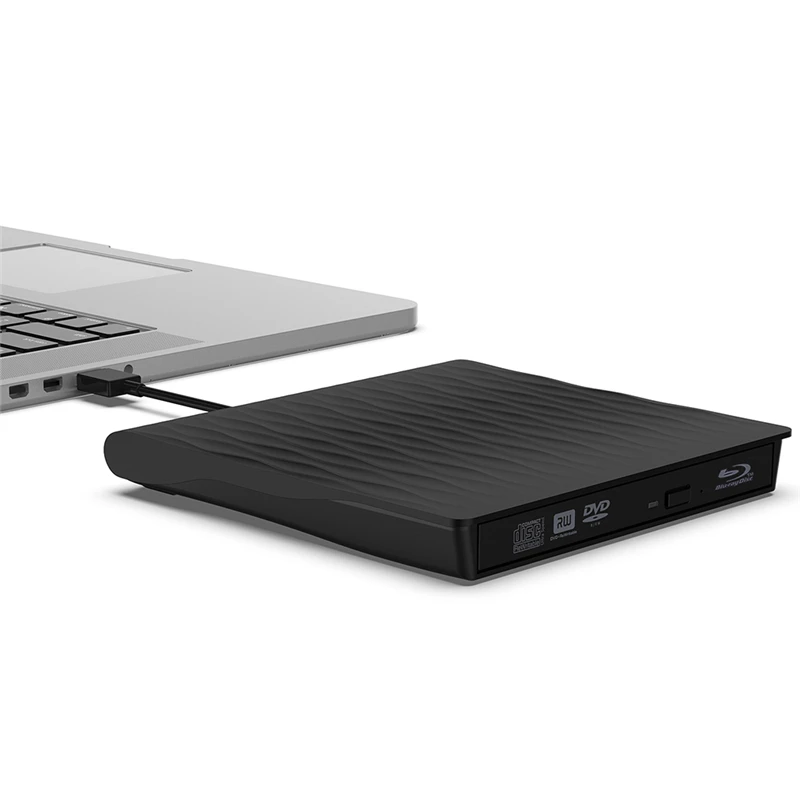 Maikou Внешний Blu ray DVD Оптический привод USB 3,0 Ультра тонкий 3D 4K плеер писатель портативный BD/CD/DVD горелки привод для Mac OS/Wind