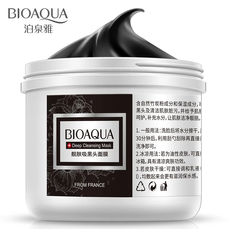 Bioaqua удалить угрей моющиеся маска для лица сосать лечение угревой сыпи уменьшить