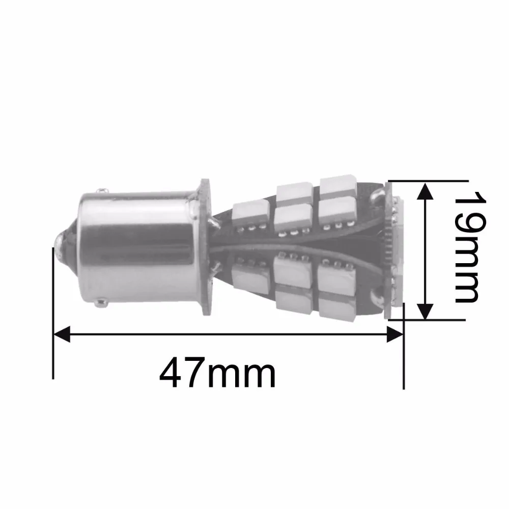 Lampada 1156 18 Led Smd 5050 1 Polo Amarela/резистор для поло|lampada 1156|led smdled para carro |