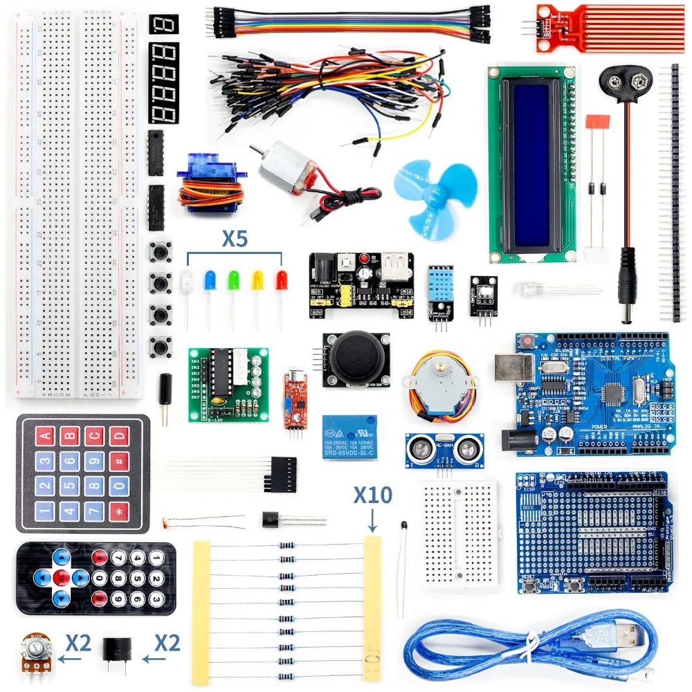 Супер стартовый комплект для Arduino UNO R3|Интегральные схемы| |