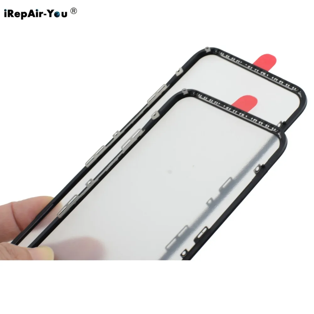 2 шт 3 в 1 LCD экран Переднее внешнее стекло с OCA клеем для iPhone XR 6 &quotстекло со средней