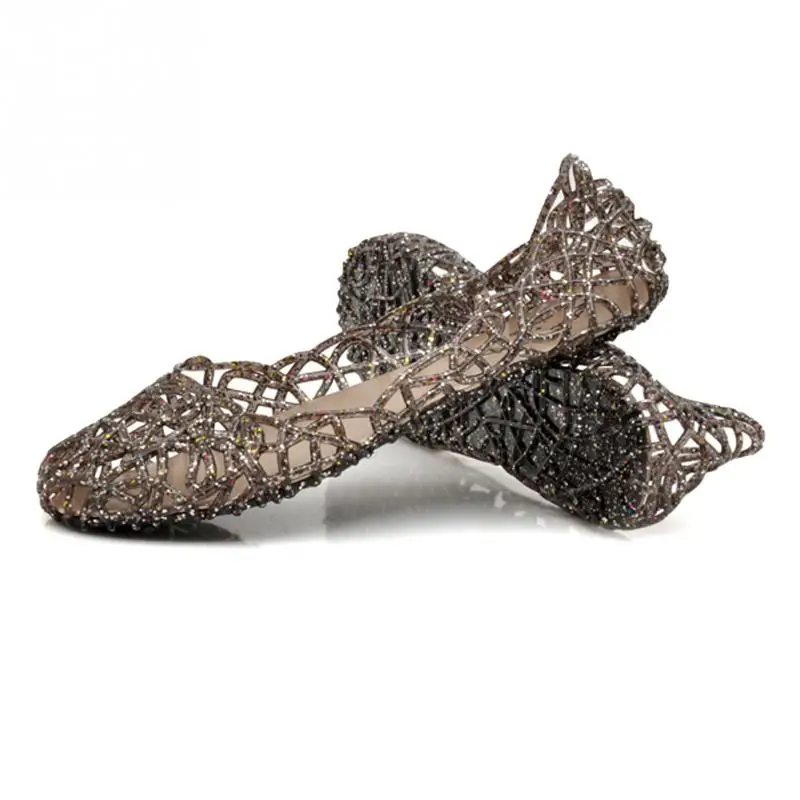 Women's Sandals 2018 Fashion Lady Girl Summer Women Casual Jelly Shoes Hollow Out Mesh Flats 23-25cm #0910 | Обувь