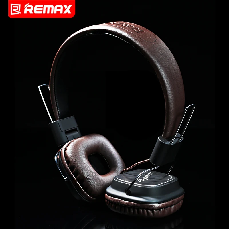 Remax 100 H Наушники Hi Fi с микрофоном Складная Handsfree основной гарнитура для iPhone Xiaomi