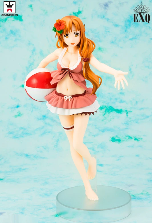 Японское аниме меч арт онлайн код оригинальная коллекция Banpresto EXQ фигурка Асуна