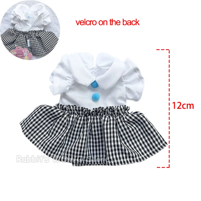 Кукла Одежда Подходит 30 см Le Sucre Кролик Плюшевая Кукла и 1/6 BJD кукла платье Толстовка пара костюм куклы аксессуары - Цвет: b