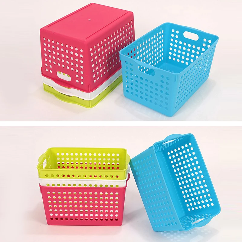 Пластиковая корзина для хранения органайзера Кухонные Игрушки еды ванной душа