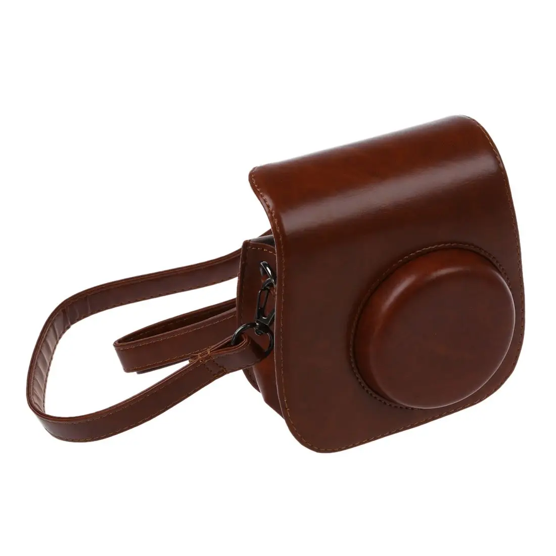 Brown PU Leather Camera Case Shoulder Bag for Fuji Fujifilm Intax Mini8 Mini8s |