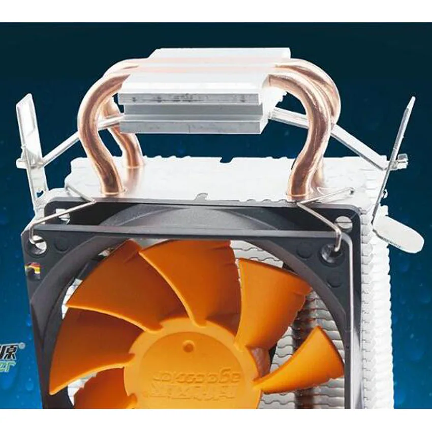 Новый GL7 2 8 см вентилятор тепловые трубки башня боковой выдувки Intel LGA775/1155/1156 AM2/AM2