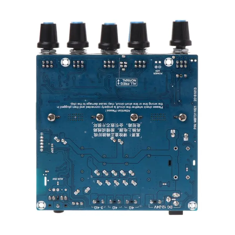 2x50 W + 100 TPA3116 высокое Мощность Bluetooth цифровой усилитель аудио доска с регулируемой