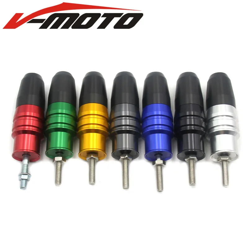 

for BMW S1000RR S1000R S1000XR HP4 S 1000 RR/R cnc Universal 8mm Motorcycle Exhaust Sliders Pads Frame Slider Crash Protector