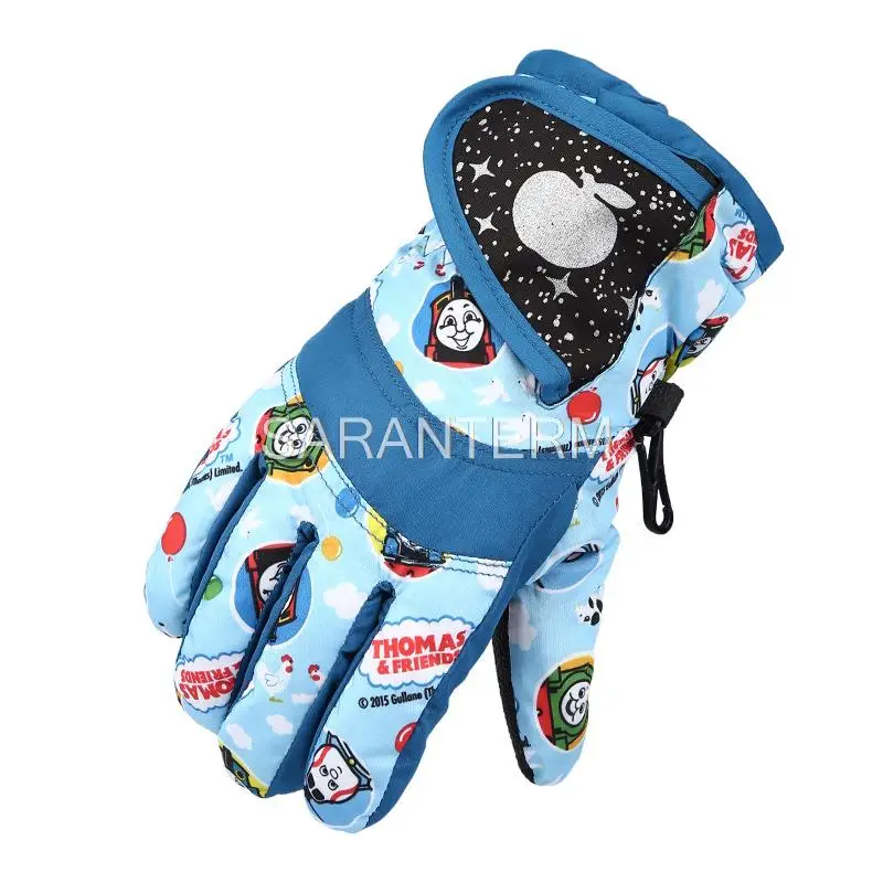 Детские Зимние перчатки для девочек зимние теплые лыжные флисовые спортивные