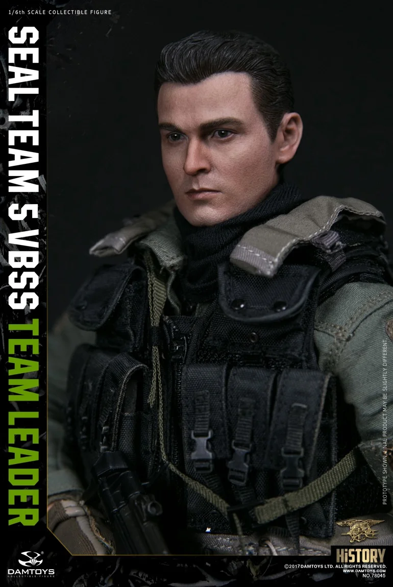 Фигурки героев мультфильма DAM TOYS 78045 серия История команда США SEAL TEAM 5 VBSS Лидер