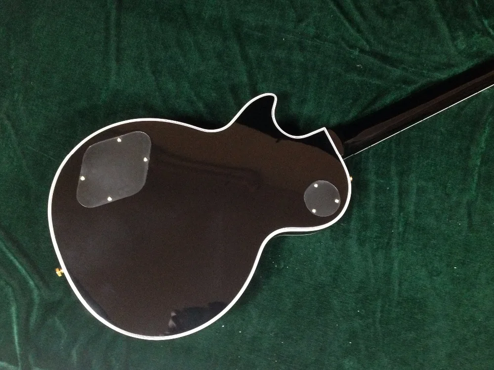 Starshine хорошее качество LP пользовательский стиль электрогитара черный цвет