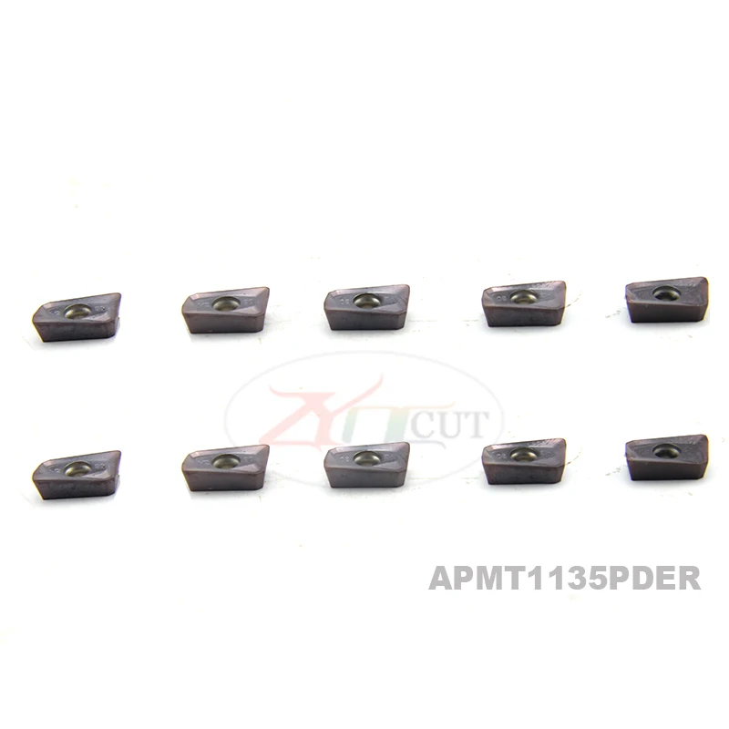 10 шт. APMT1135PDER H2/M2 P201F 1135 R0.8 лезвие карбидная фреза внешняя токарные инструменты