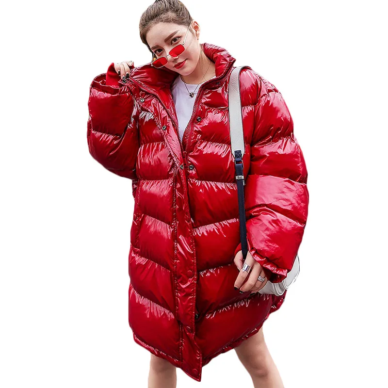 Зимние пуховые пальто женские новые белые пуховики на утином пуху утепленные