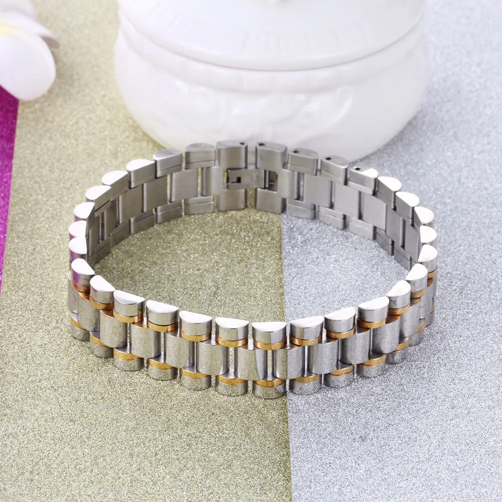 316L Titanium Stainless Steel Men's Punk Fashion Charms Bracelet &amp Bangles Chic Hand Chain Wrist Band Men Jewelry Pulseras Gift |