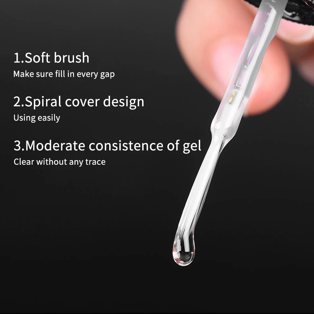 Elite99 Portable Point Drill Gel UV Acrylic Rhinestones Nail Gel For False Nail Decoration With Needle Sharp-tip Brush Manicure