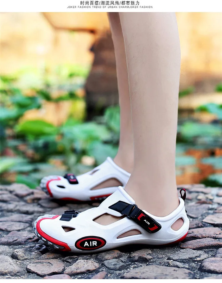 Dropshipping Gtime Summer Sandals men shoes outdoor water beach sandals mens Black Unisex Footwear Woman Shoes MXJJ107
