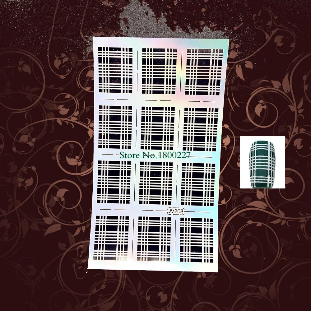 1 шт. полый шаблон для стемпинга нейл арта трафарет PNF221 инструменты маникюра