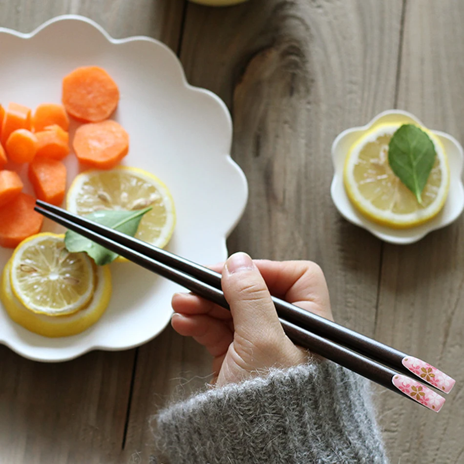 Палочки для еды из натурального дерева в японском стиле 1 пара|wooden chopsticks|natural wood