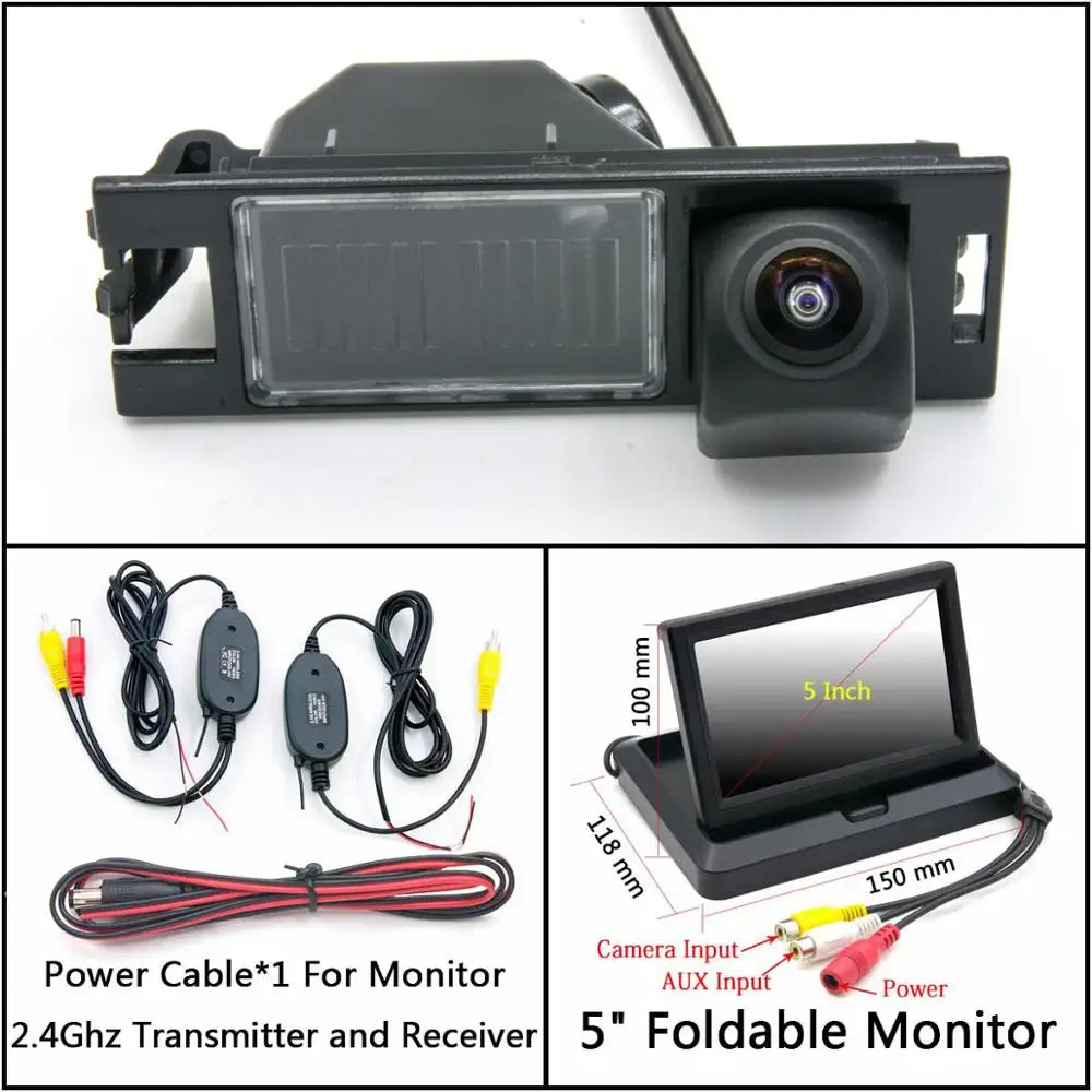 C Wireless 5 inch F 175 градусов HD камера заднего вида Камера для hyundai Tucson IX35 2005 2006 2007 2008 2009 2010 2011 2012 2013 автомобильный монитор парковки - Название цвета: C Wireless 5 inch F