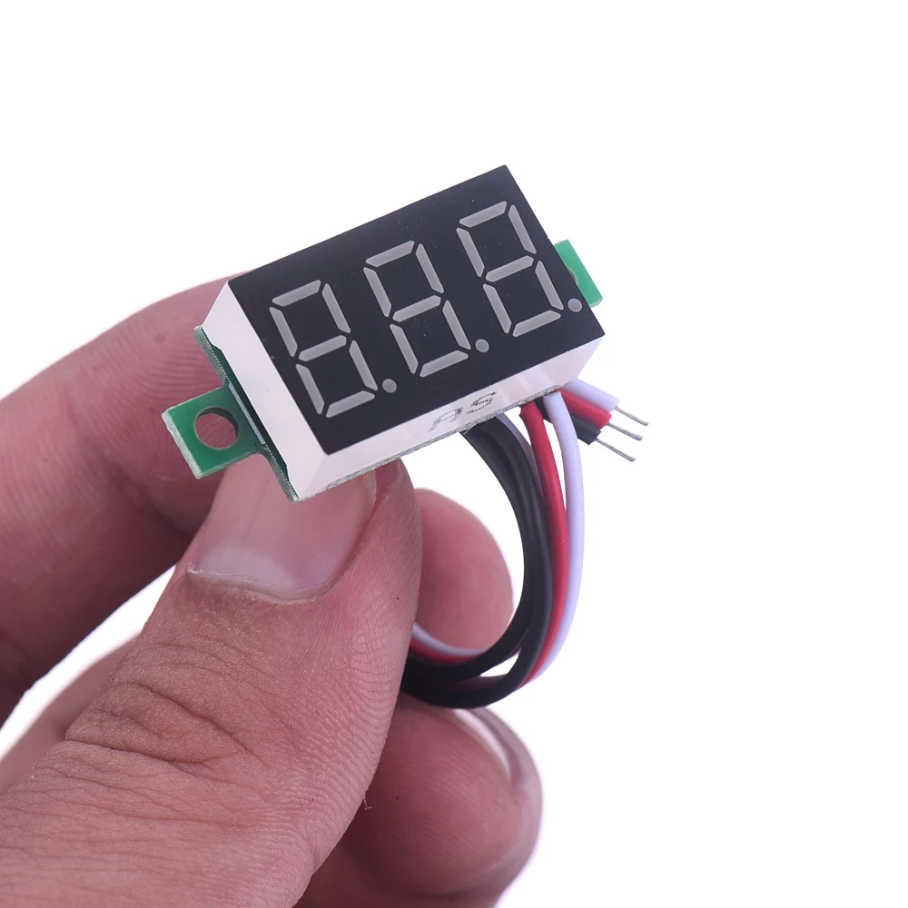1/5pcs Red LED Digital Display DC 0-30.0V Voltmeter for Moto 0.36 Inch Instruments Current Meter Motorcycle Accessories Hot Sale |