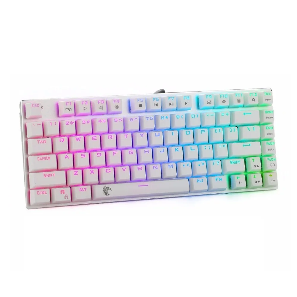 Механическая клавиатура с 87/104 клавишами RGB светодиодный игровой компьютер