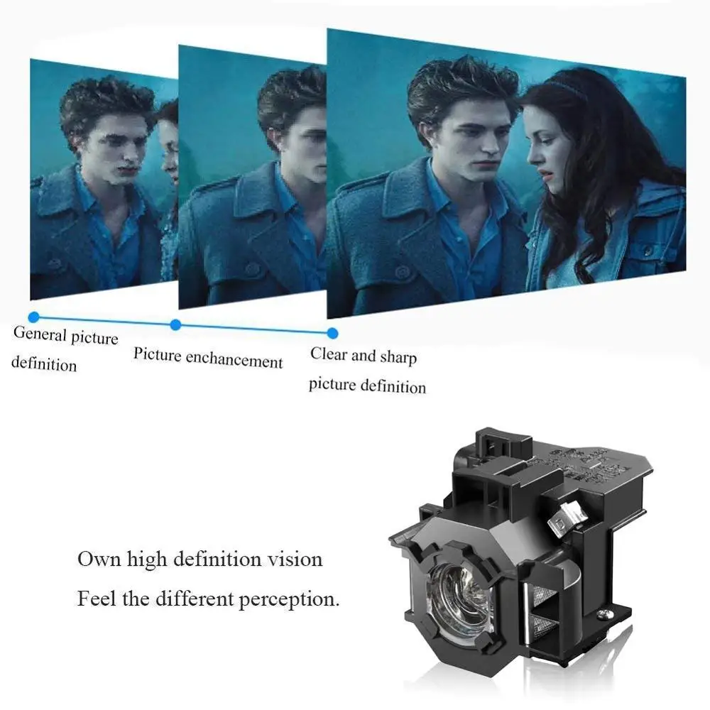 Лампа для проектора Epson EMP-400W 410W EMP-83H PowerLite 822 EMP-400e EX90 / EMP-400 EMP-280 /H330B лампа ELPL42 |