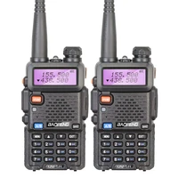 free shipping 2pcs baofeng uv 5r dual band uhfvhf two way ham radio walkie talkieheadset